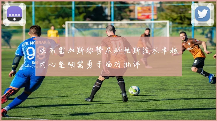 法布雷加斯称赞尼科帕斯技术卓越内心坚韧需勇于面对批评